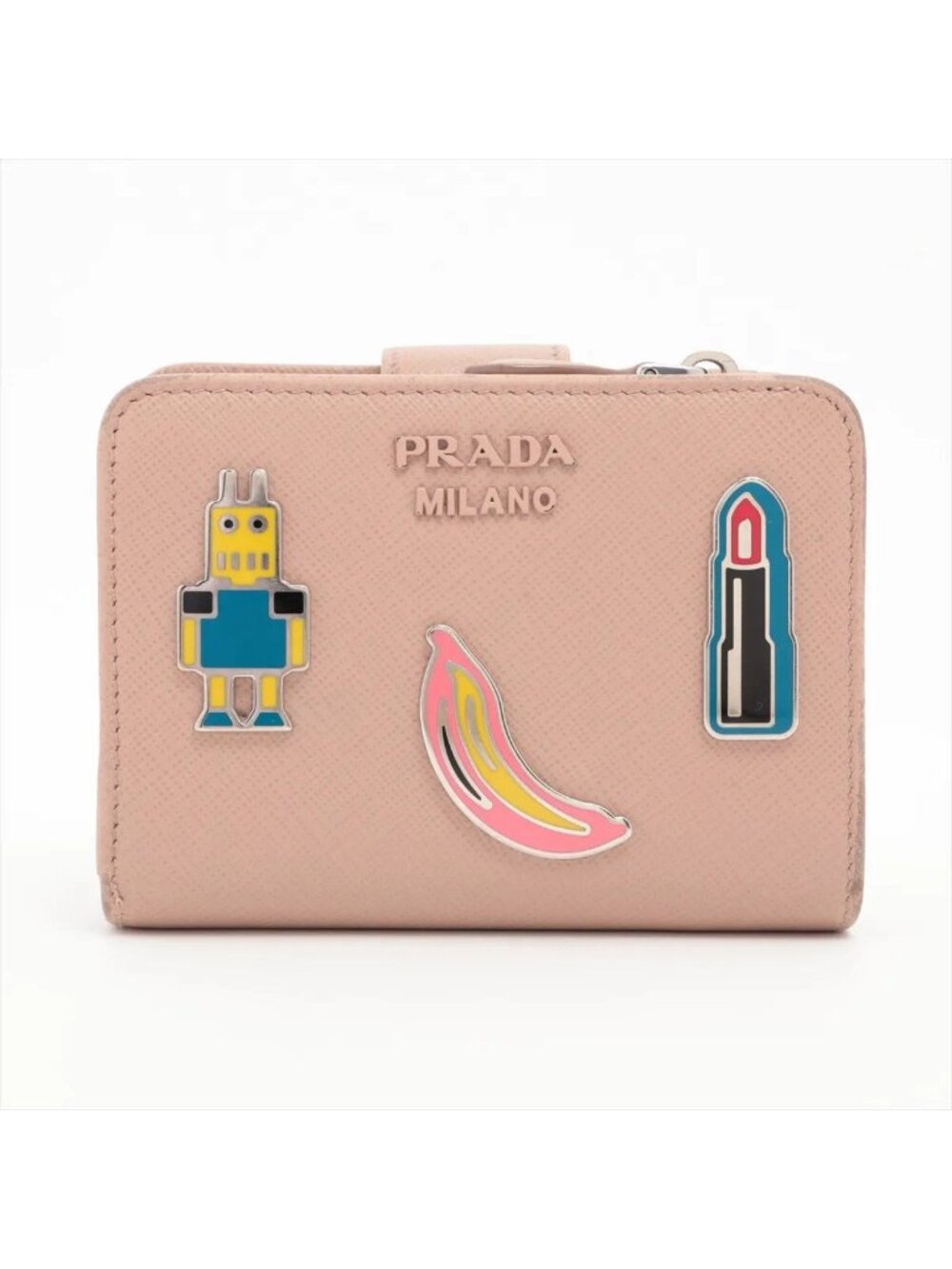 Prada Saffiano Leather Wallet Compact